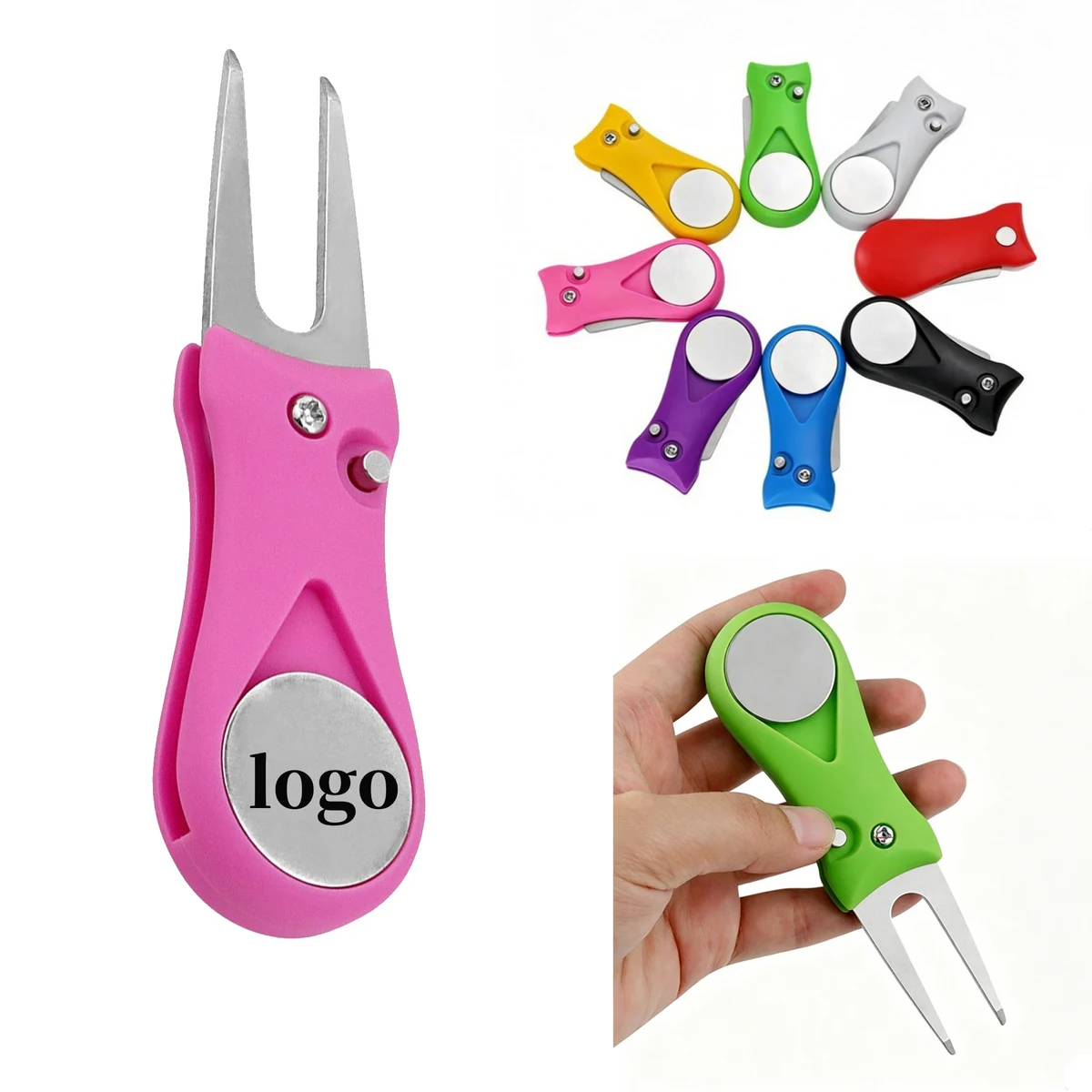 Portable Golf Green Divot Tool With Marker 1