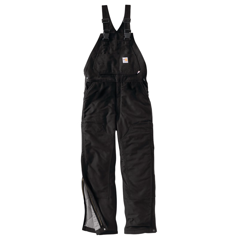 Carhartt Mens FR Duck Insulated Bib Overall