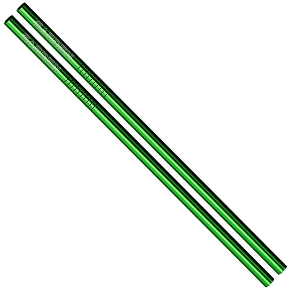 Straight Stainless Steel Straws: Set of 2 in Green 1