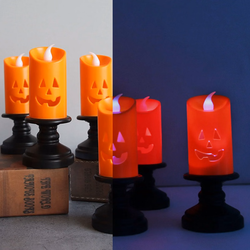 Halloween Creative LED Pumpkin Candle Lamp
