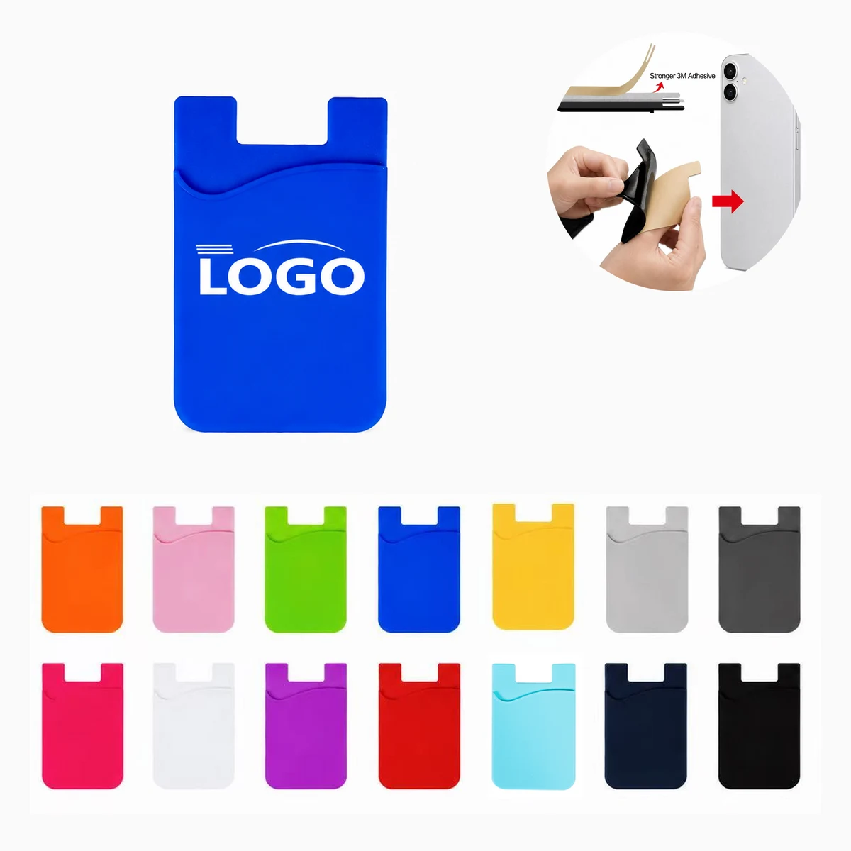 Silicone Adhesive Card Pocket 1
