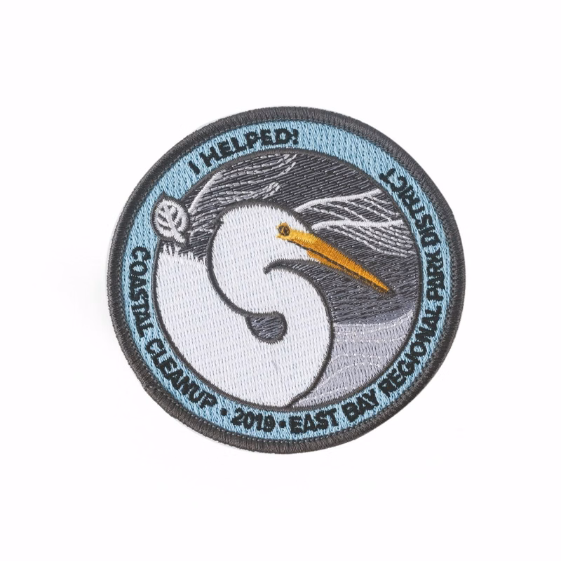 Custom Embroidered Patch with 100% Coverage and Twill Backing