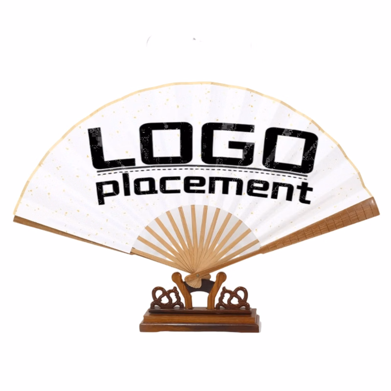 Folding Rice Paper Handheld Fan