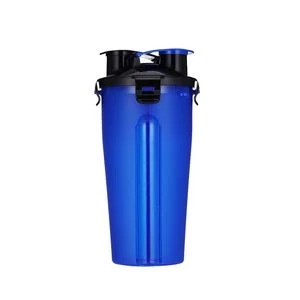 2 In 1 Pet Food And Water Bottle With Two Chambers 1
