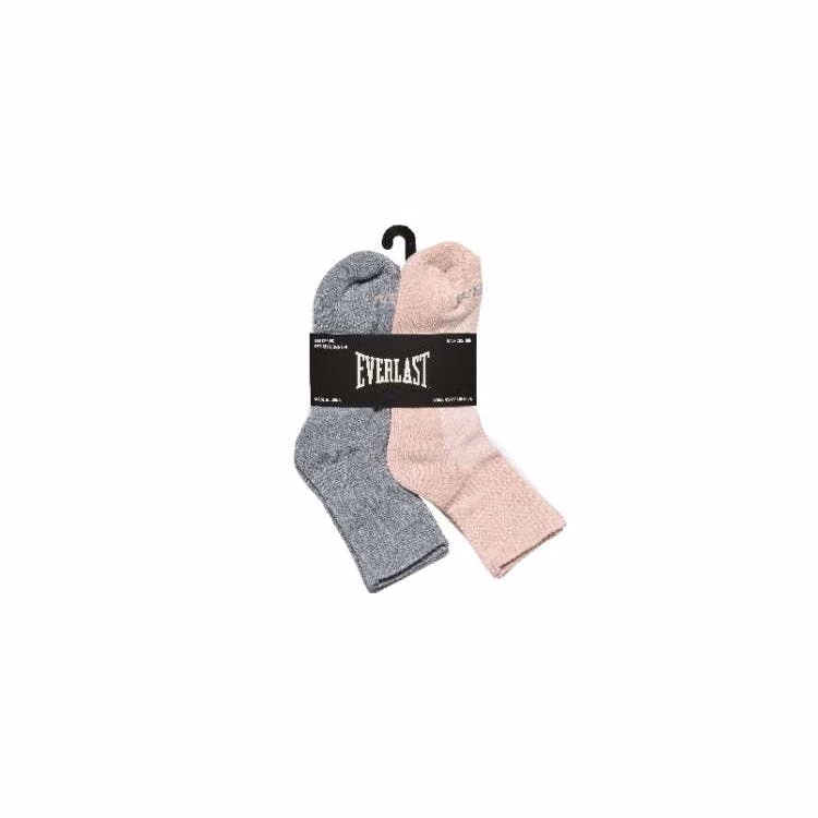 Everlast Women's Performance Mid-Crew Half Cushion Socks - 6 Pack