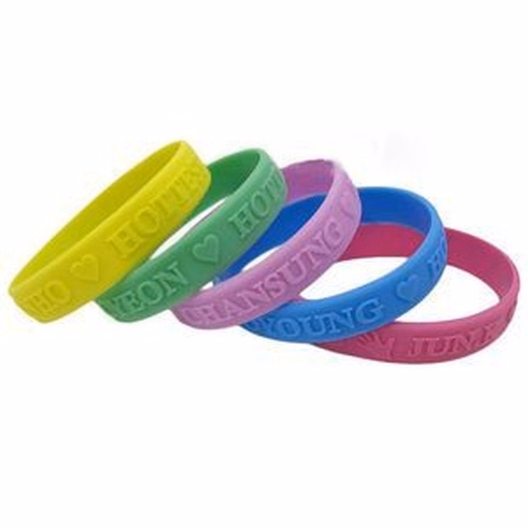 Embossed Silicone Bracelet