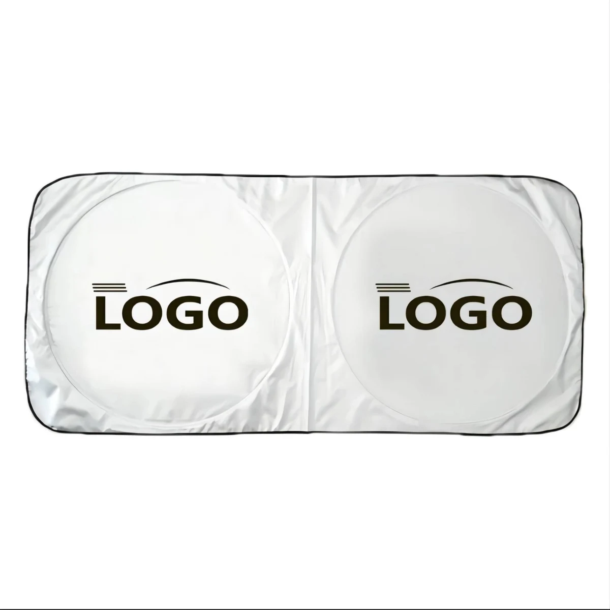 Car Windshield Sun Shade With Storage Pouch MOQ 100PCS 1