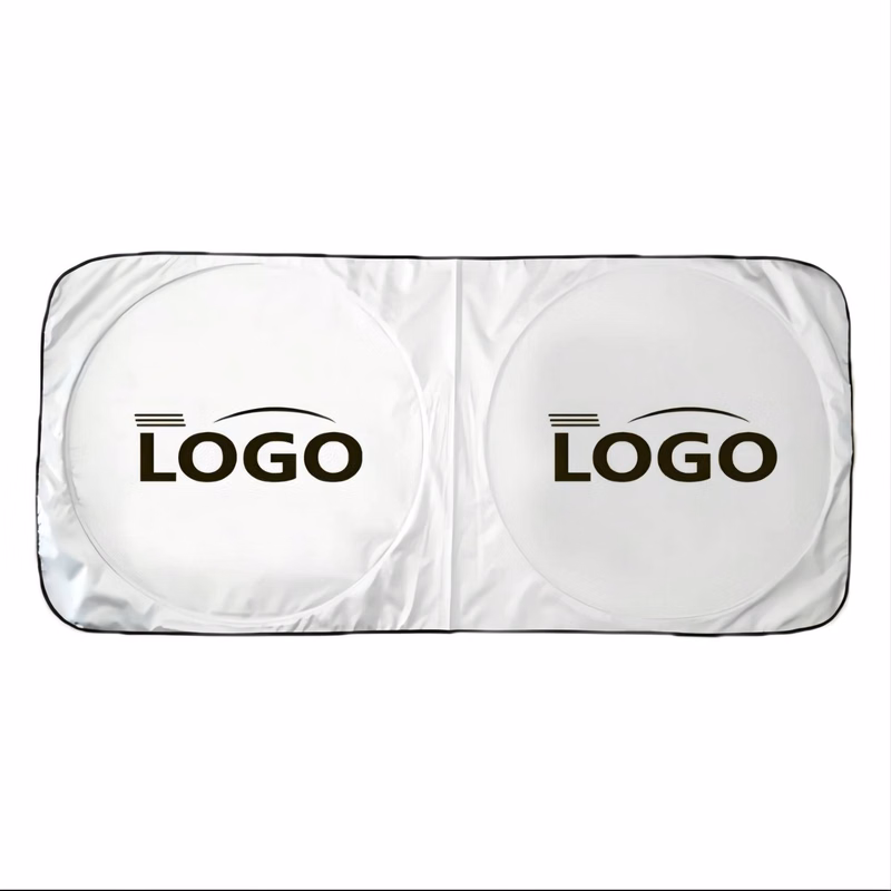 Car Windshield Sun Shade With Storage Pouch MOQ 100PCS