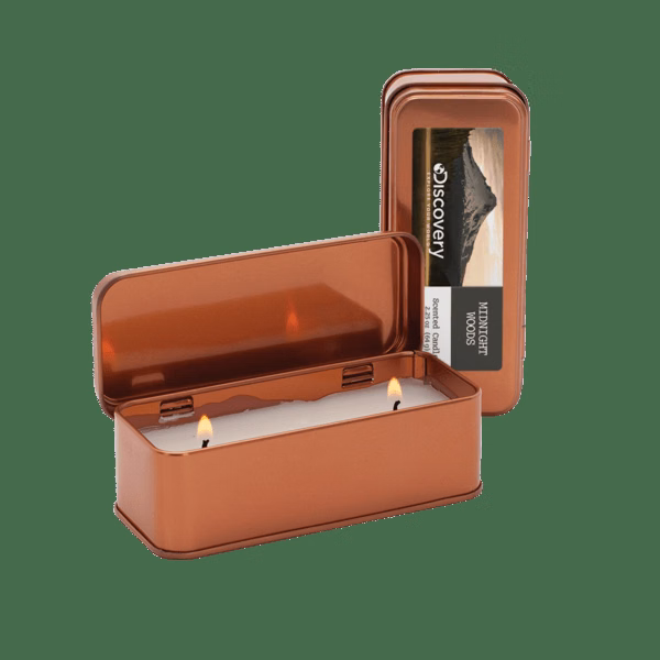 Custom 2.25 oz. Scented Copper Rectangular Candle