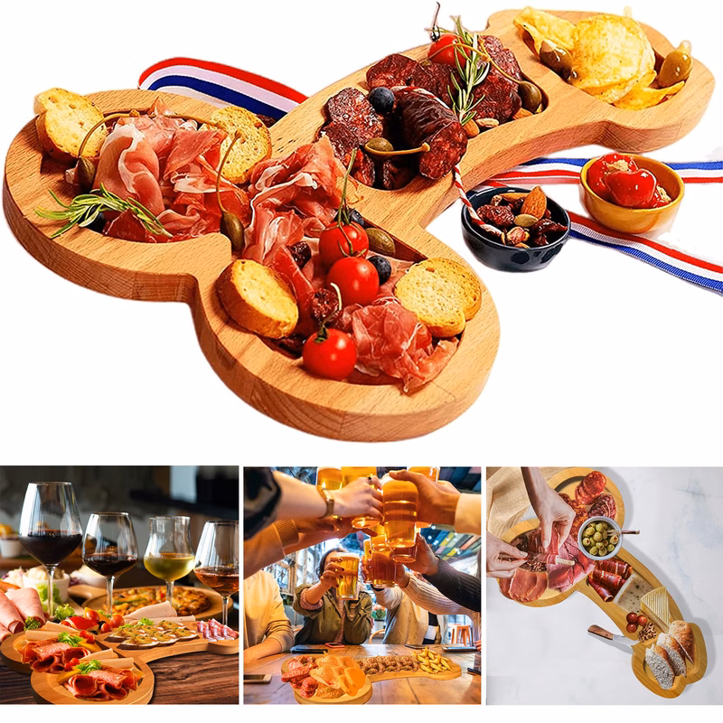 Novelty Bamboo Cheese Board