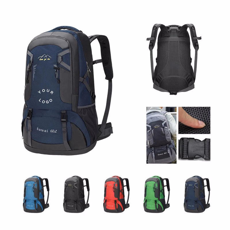 Reinforced Nylon Backpack with Compartments