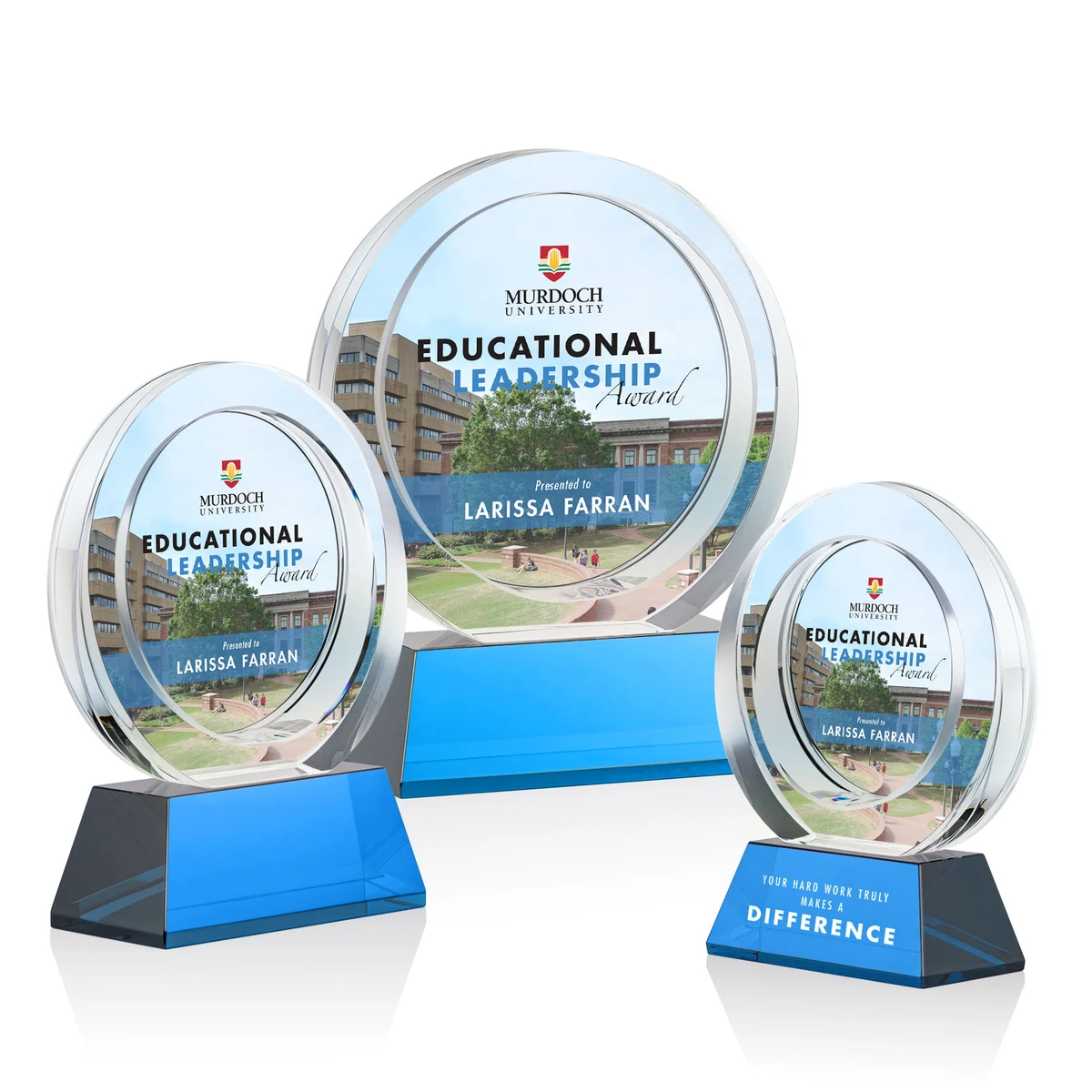 Templeton VividPrint™ Award on Base - Sky Blue 1