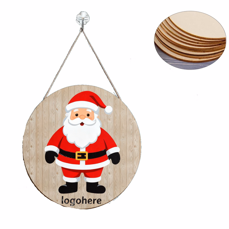 MOQ 100 Custom Holiday Wood Wall Art?
