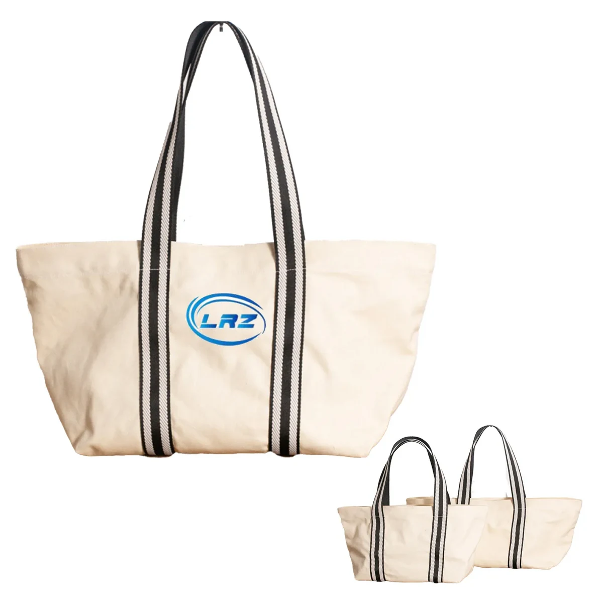 Canvas Tote Bag With Inner Pocket, custom tote bag with logo imprint 1