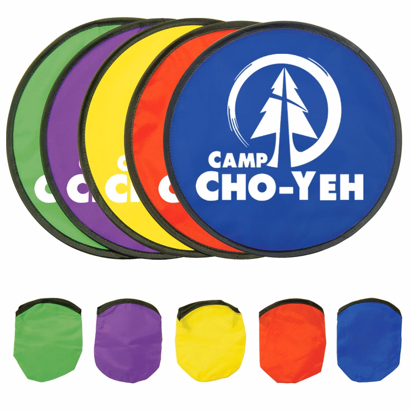10" Foldable Flyer Disc with Matching Pouch
