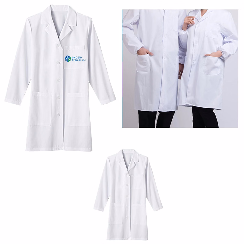 Long-Sleeved White Coat