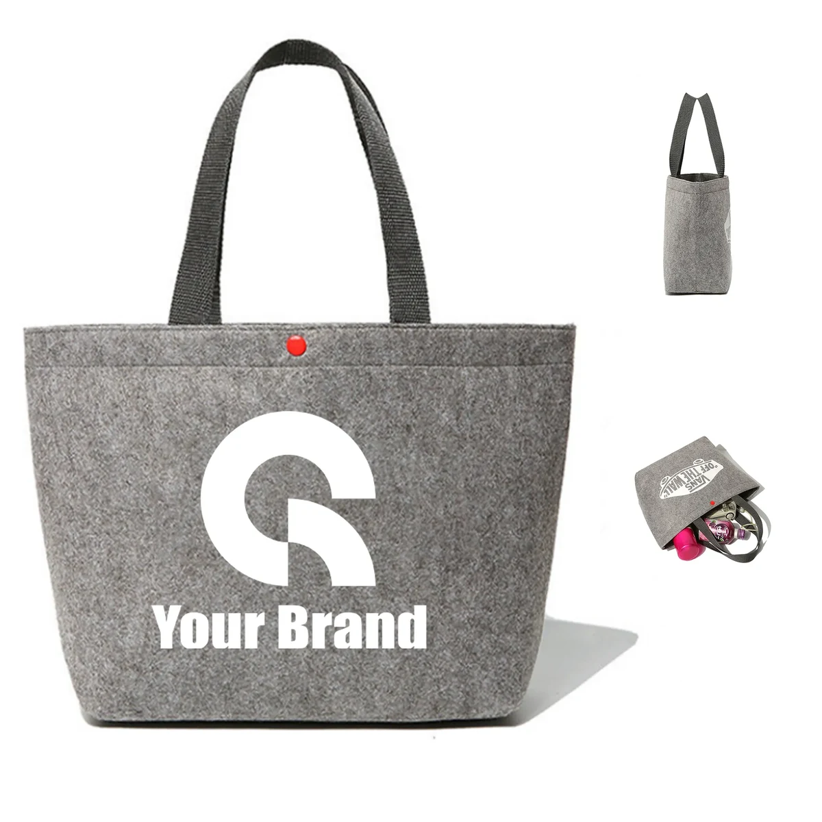 Felt Shell Tote Bag 1
