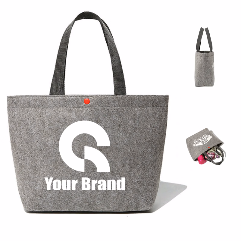 Felt Shell Tote Bag