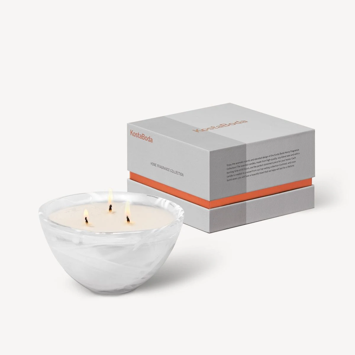 CONTRAST CANDLE WHITE/WHITE 1