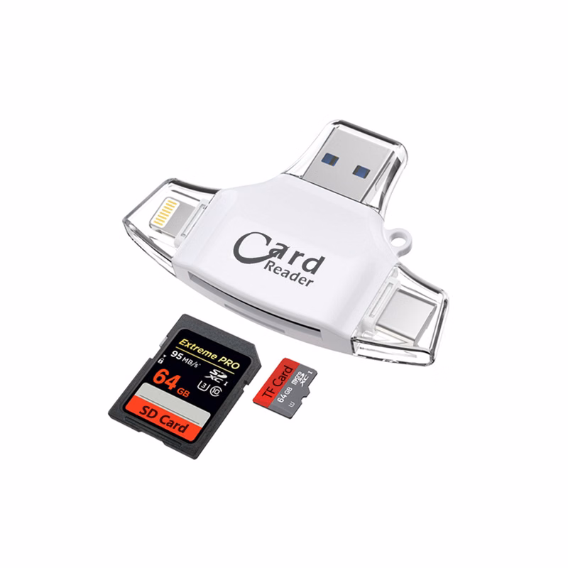 Sd Card Reader Triangle Memory Card For Pad Type C Phone