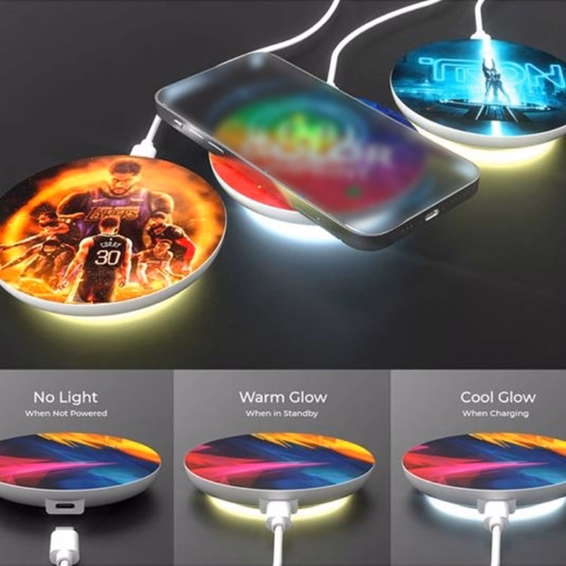 LED Light 15W Wireless Charger