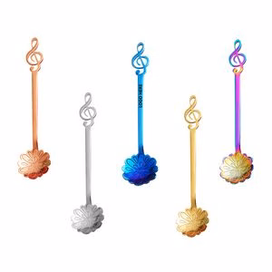 5.19 Inch Music Note Daisy Coffee Spoon