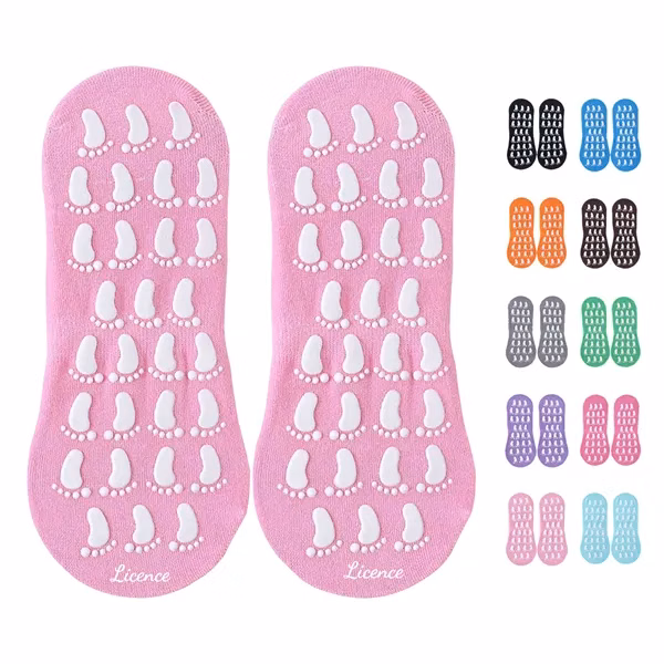 Yoga Pilates Non Slip Socks With Grippers Women