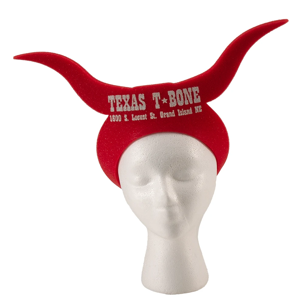 17" Foam Longhorn Visor 1