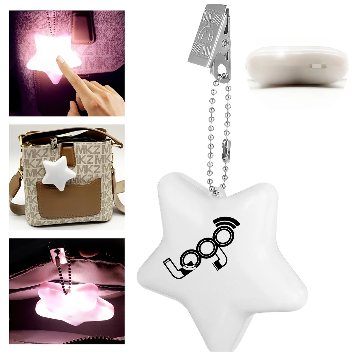 Touch-Sensitive LED Star Clip Light for Kids 1
