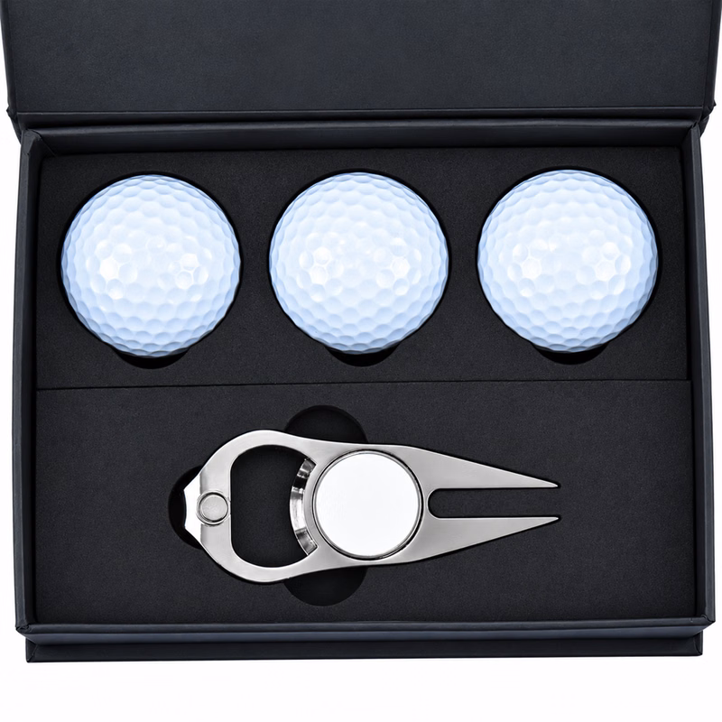 TiTUS® Golf Gift Set with 3 Balls & Divot Tool