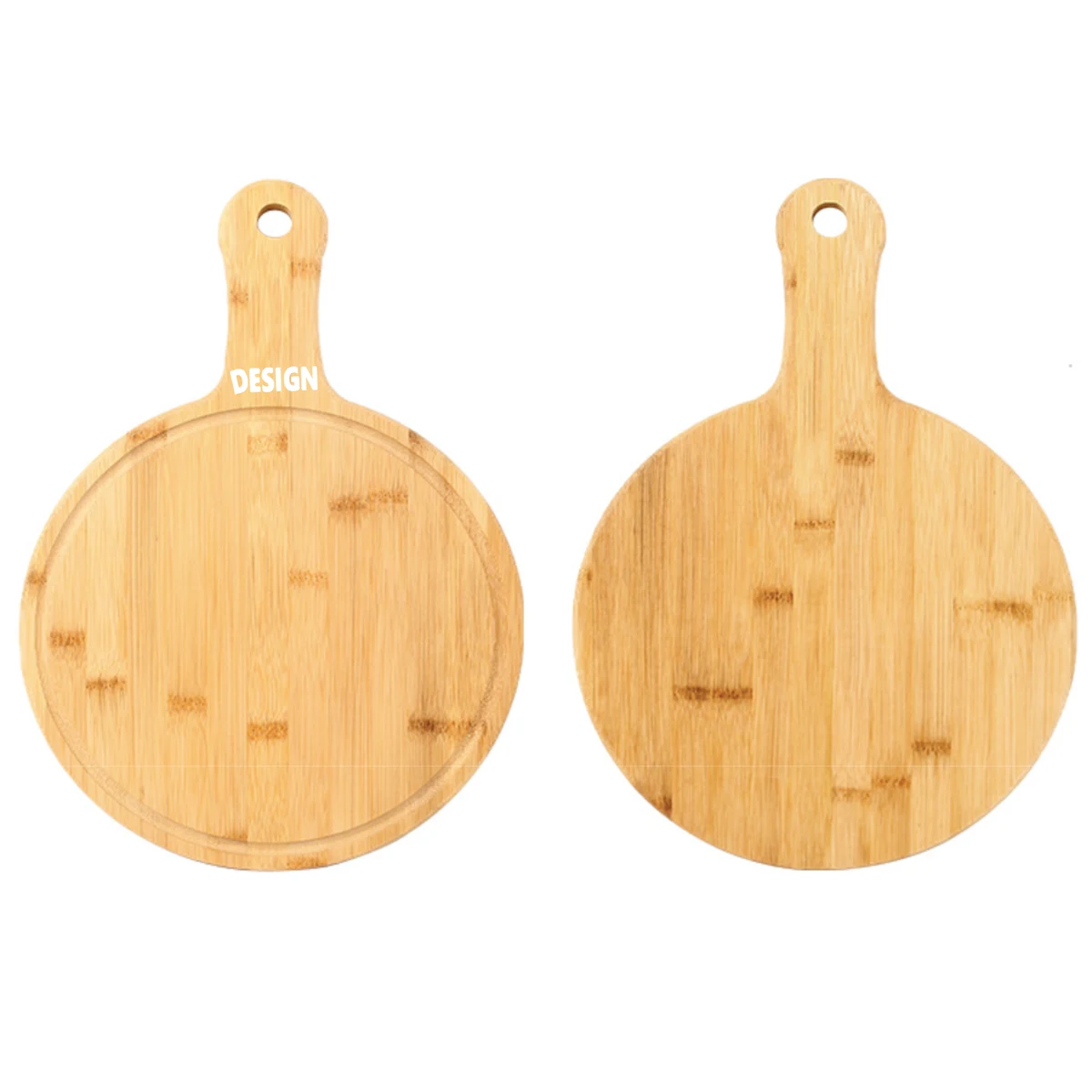Bamboo Circular Pizza Board MOQ 100pcs 1