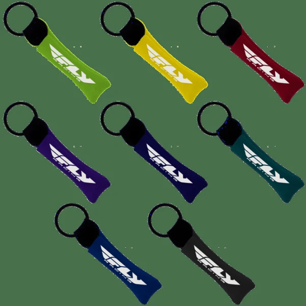 Neoprene Lip Balm Sleeve Pocket with Sewn Split-Ring 1