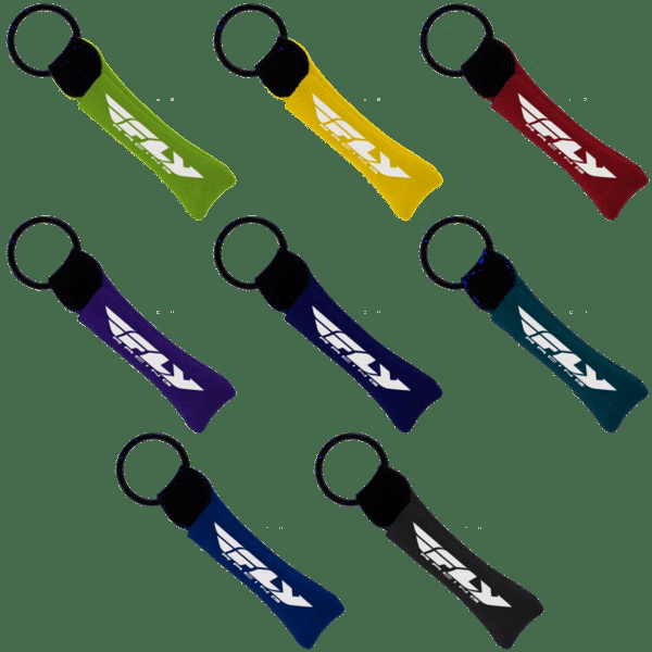Neoprene Lip Balm Sleeve Pocket with Sewn Split-Ring