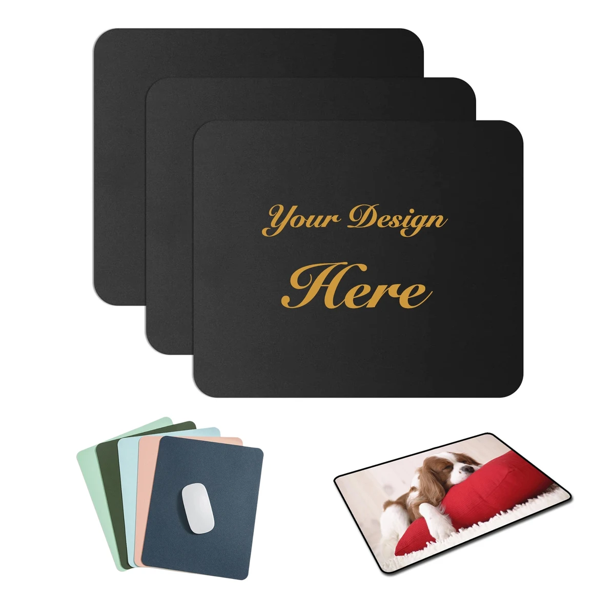 MOQ 50 Rubber Mouse Pad 1