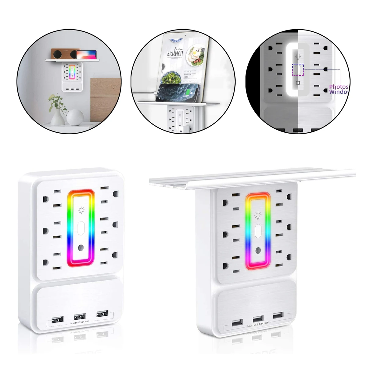 Multi Plug Outlet Extender 1