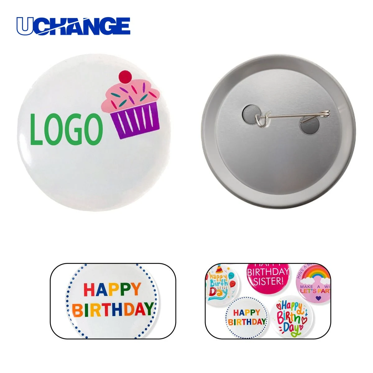 2.3-Inch Custom Round Button 1