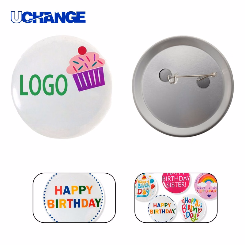 2.3-Inch Custom Round Button