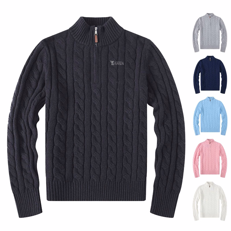 Cozy Winter Warm Long Sleeve Wool Sweater