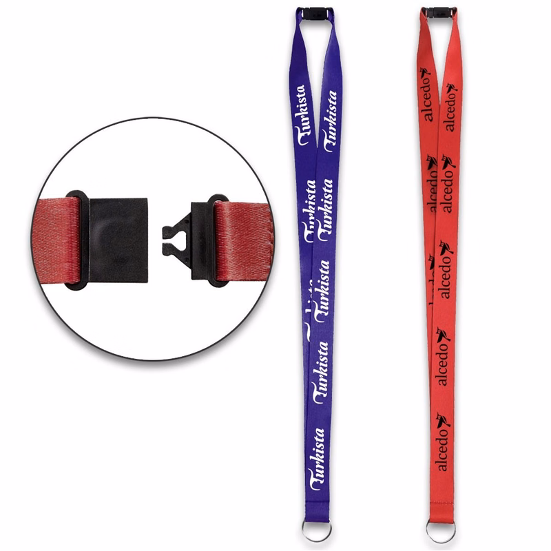 Sublimated Lanyard With Safety Breakaway