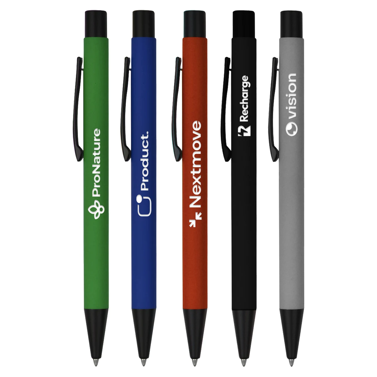 Soft-Touch Rubber Aluminum Pen 1
