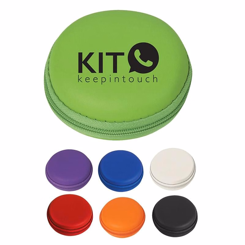 Circular Compact Electronics Case