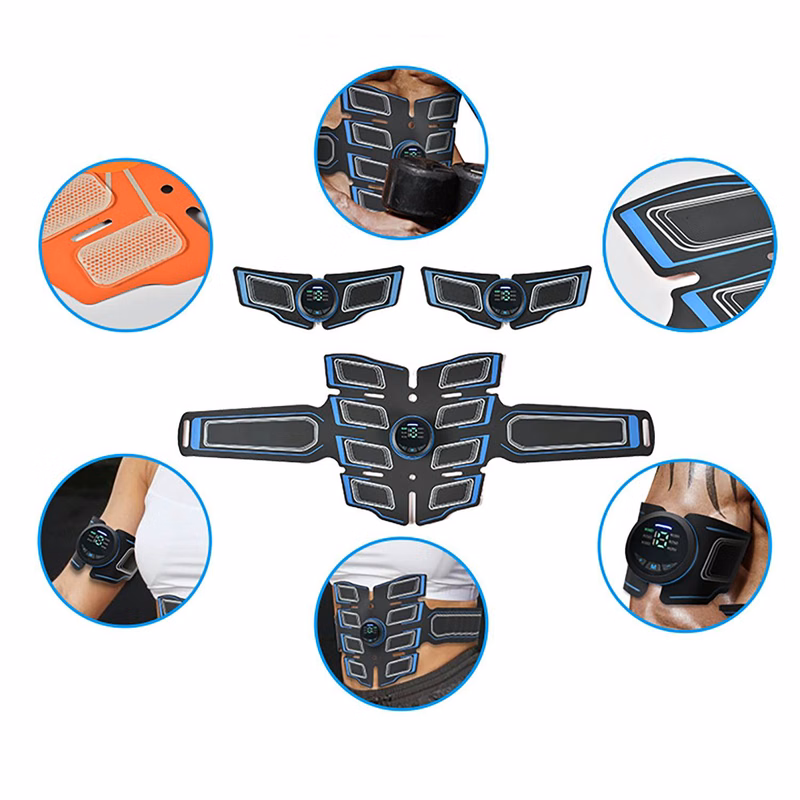 Smart Power-Off Rechargeable Abs Fitness Belt