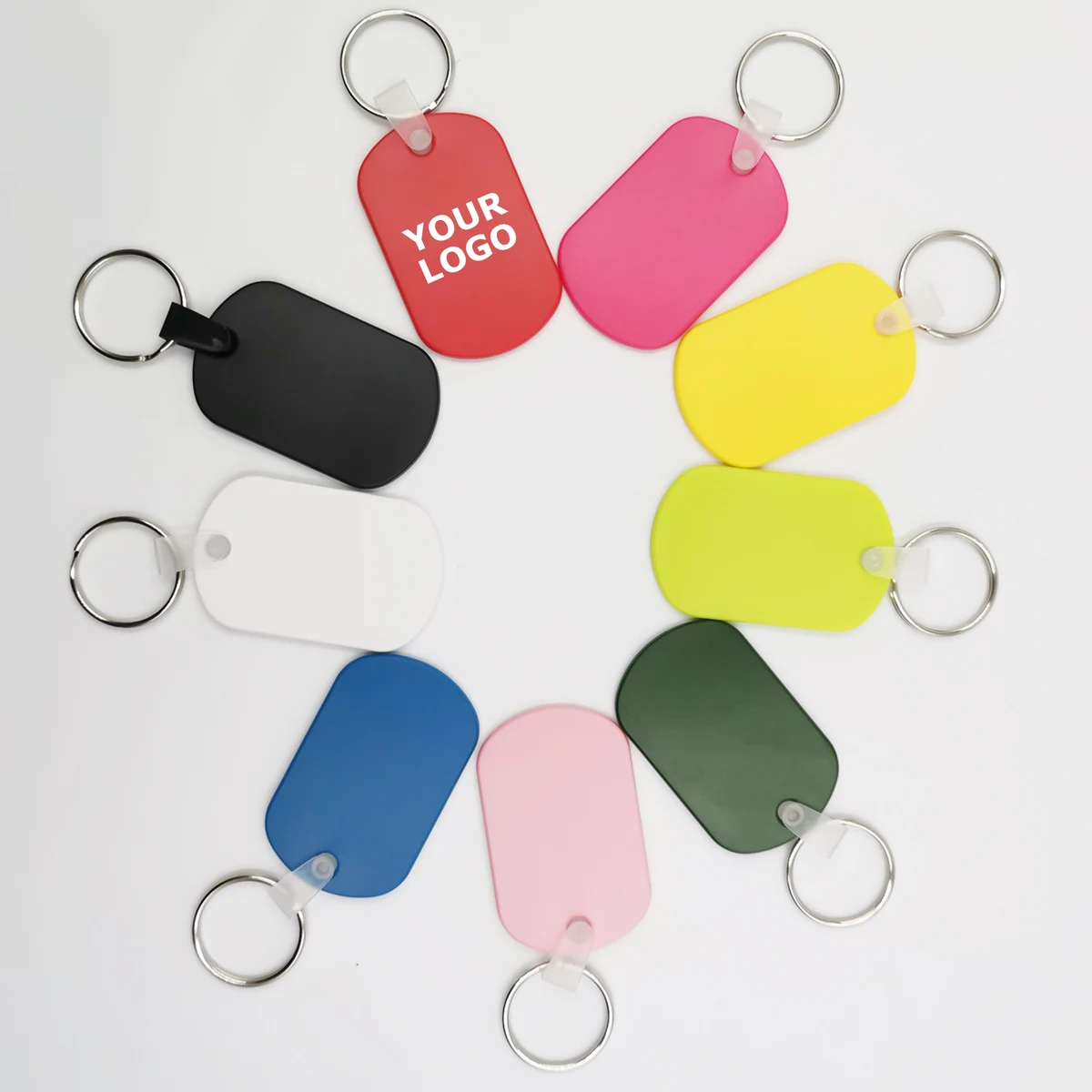 Oval Soft PVC Keychain 1