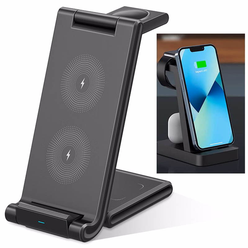 3 in 1 Fast Wireless Charging Dock Stand