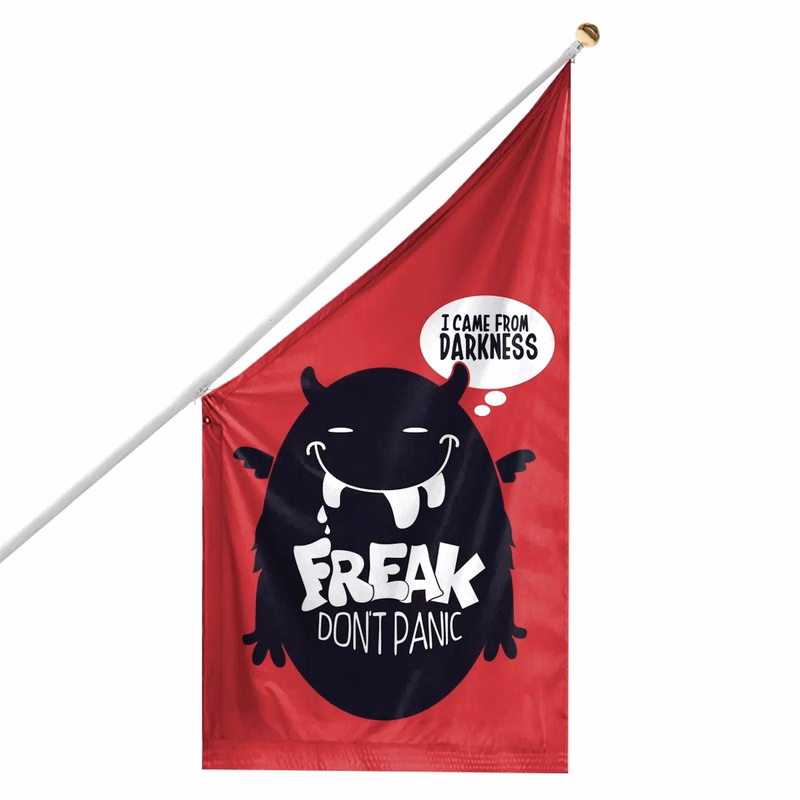 Screen Sublimation Building Flags 8.66' x 5'