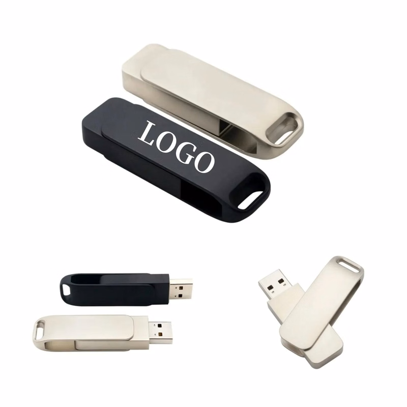 High Speed USB 3.0 Metal Swivel Twister Flash Drive 16GB