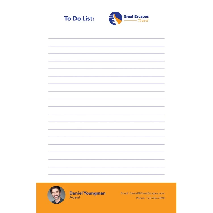 Full Color Notepad (8.5" x 5.5") 1