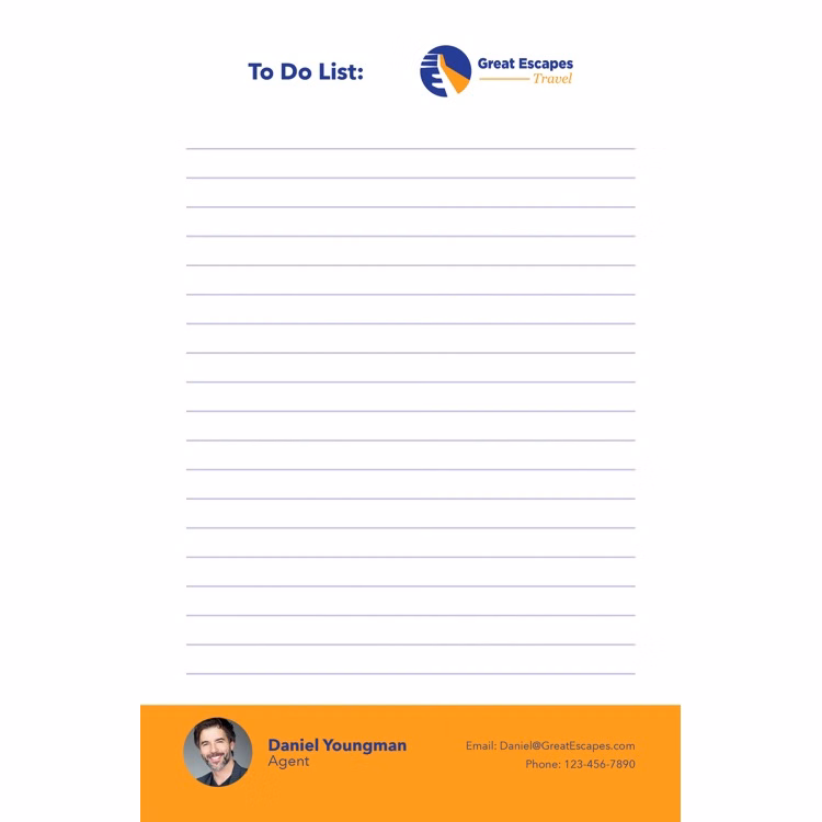 Full Color Notepad (8.5" x 5.5")