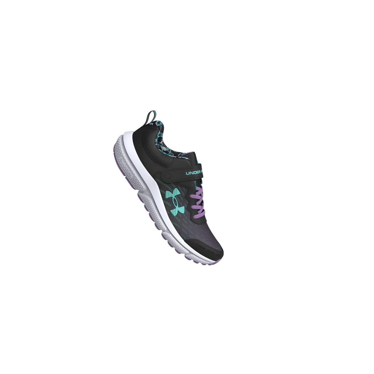 UA Assert 10 Printed Girls' Pre-School Running Shoes 1
