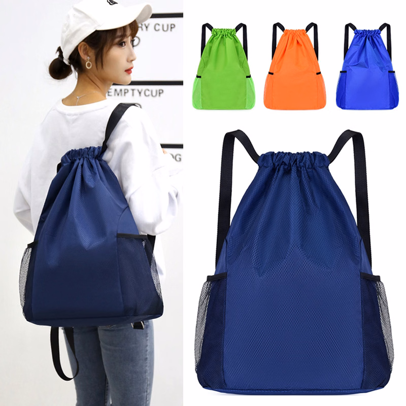 600D Double Shoulder Drawstring Backpack Training Bag